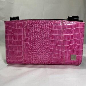 Retro Miche Purse Cover, Bright Pink Faux Snakeskin Purse Cover,Miche Pink cover